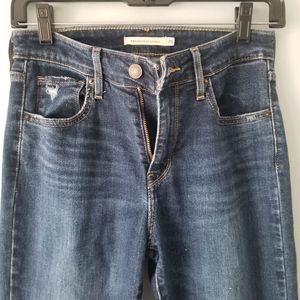 Levis 721 high rise skinny jeans